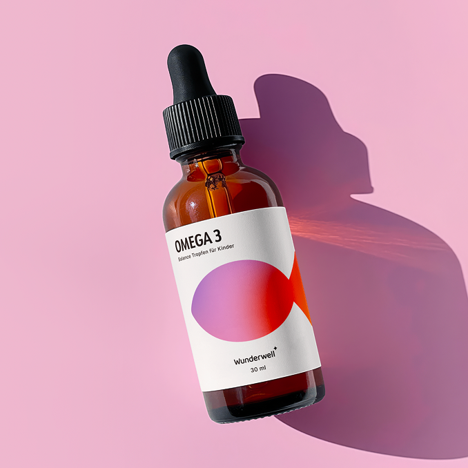Omega 3 Tropfen für Kinder - Wunderwell