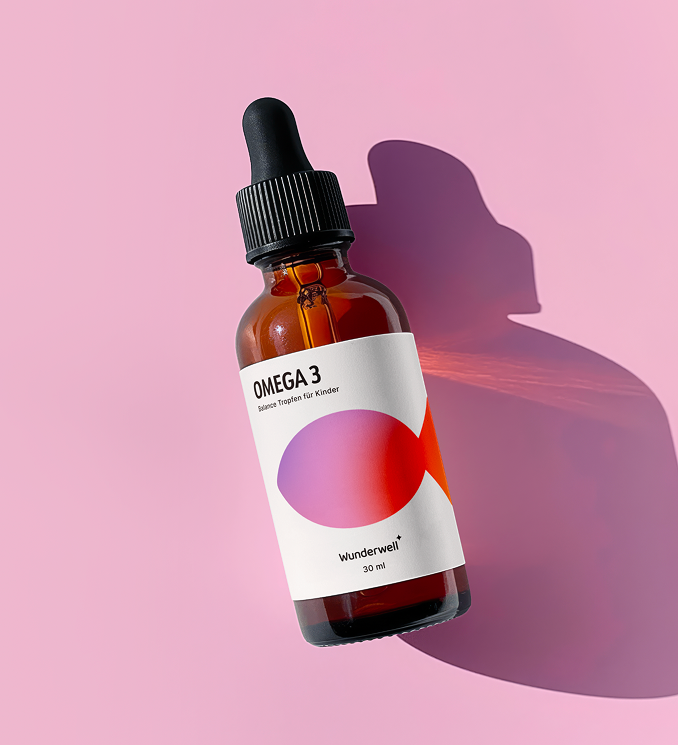 Omega 3 Tropfen für Kinder - Wunderwell