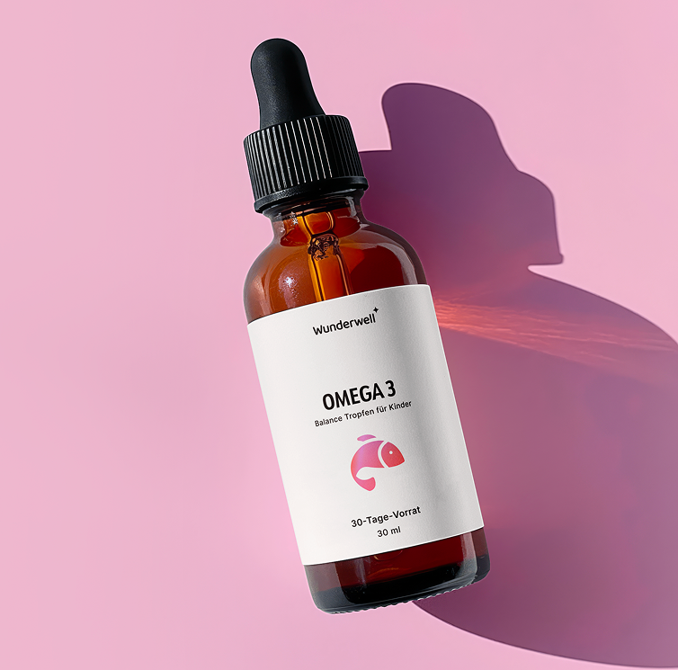 Omega 3 Tropfen für Kinder - Wunderwell