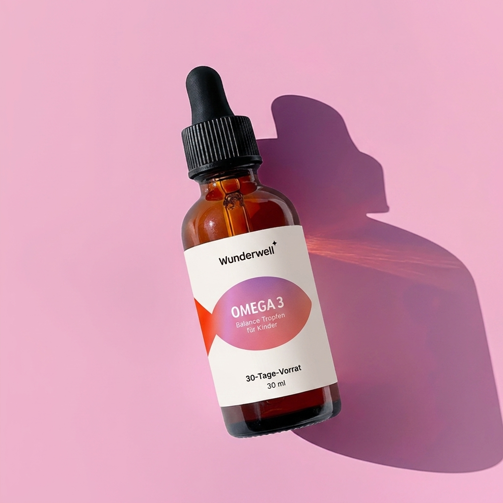 Omega 3 Tropfen für Kinder - Wunderwell