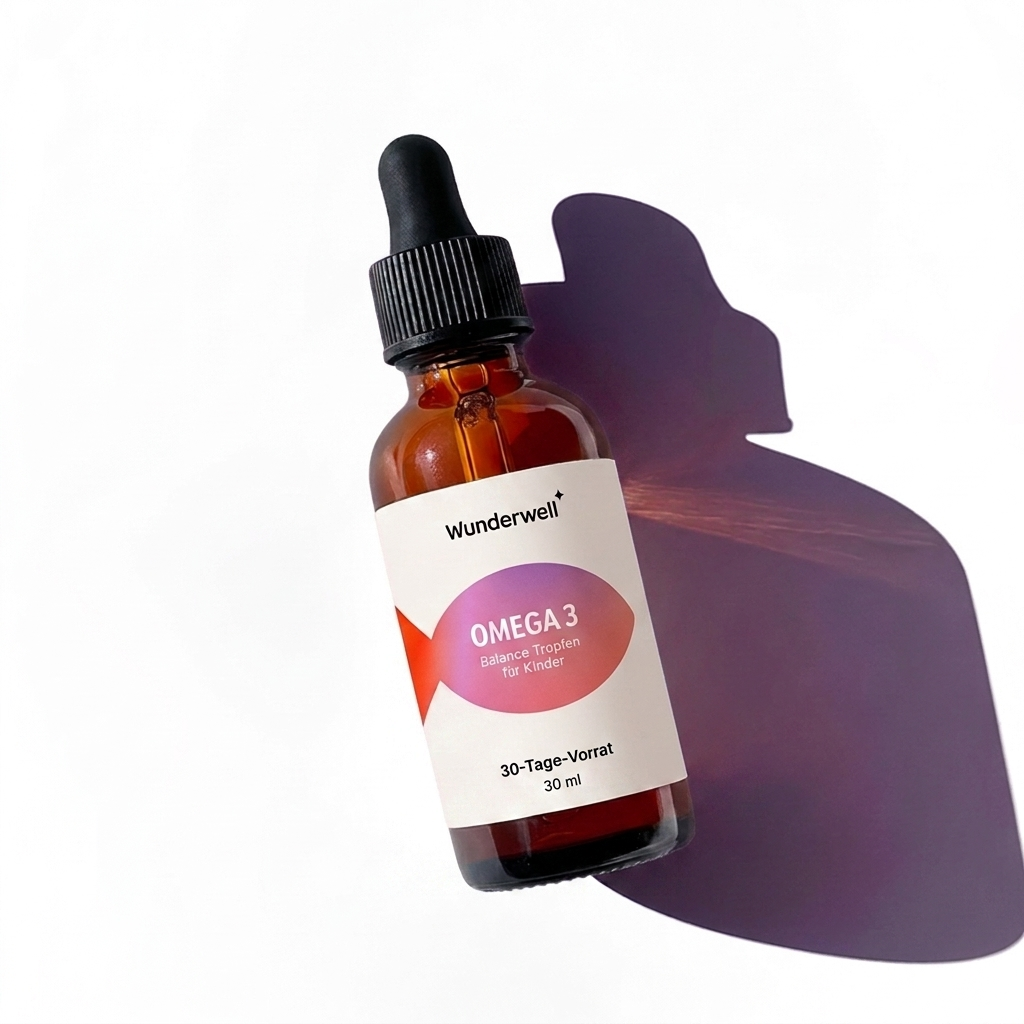 Omega 3 Tropfen für Kinder - Wunderwell