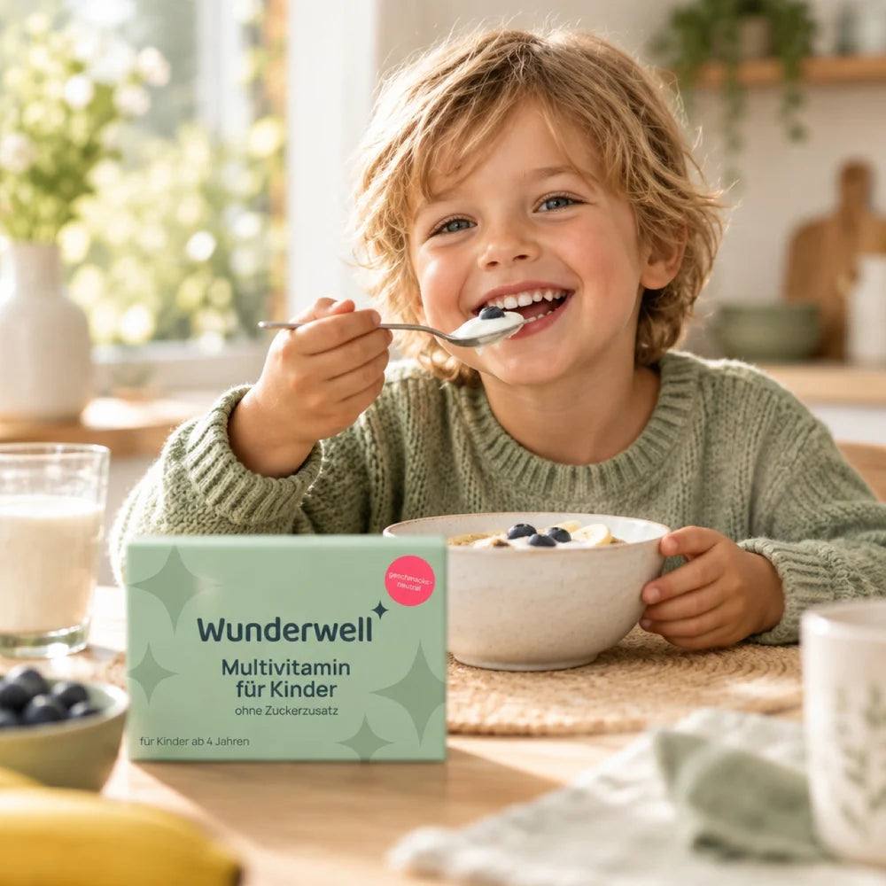 Geschmackloses Multivitamin für Kinder - Wunderwell